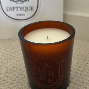 Diptyque Amber Candle in Brown Glass